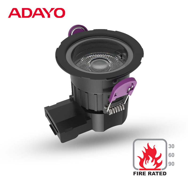 IP65 fire rated downlights wholesale, 8.5W 600lm A02, ceiling lights UK custom