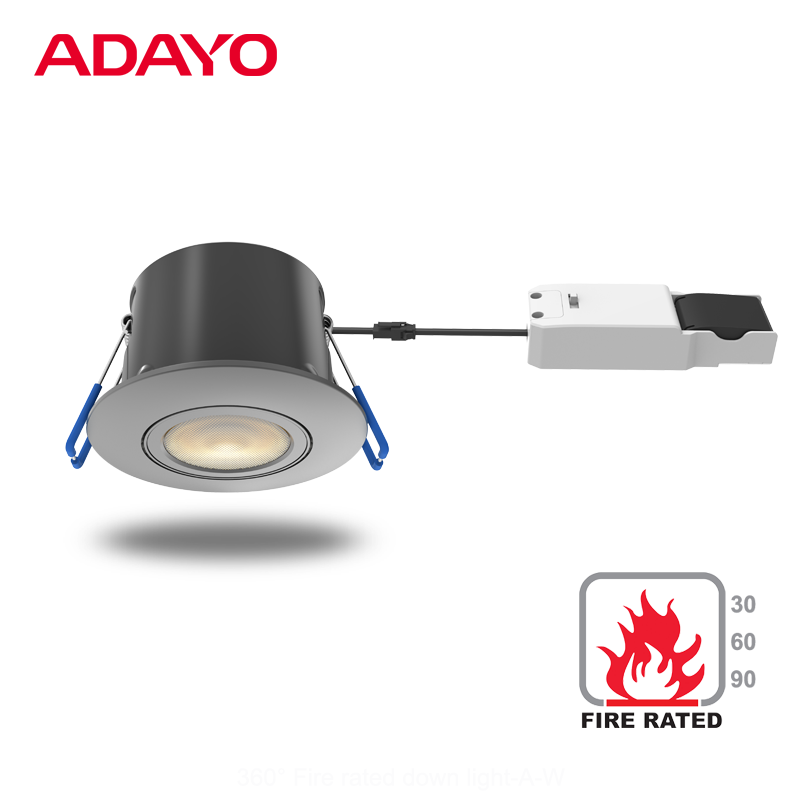 Fire rated down lights wholesale, 6W CCT3, dimmable ceiling spotlights OEM/ODM