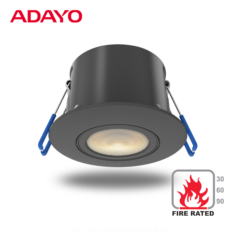 Dimmable fire rated led downlights wholesale, 6W COB, warm spotlight OEM/ODM