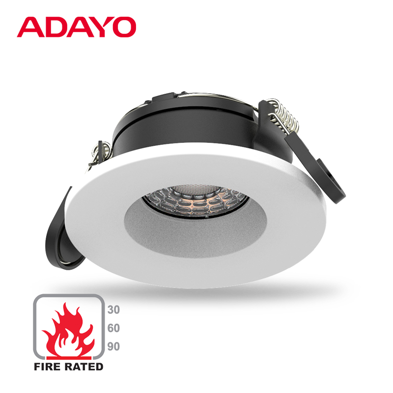 Fire rated recessed downlights wholesale, 6W C01, dimming, ceiling lamp custom