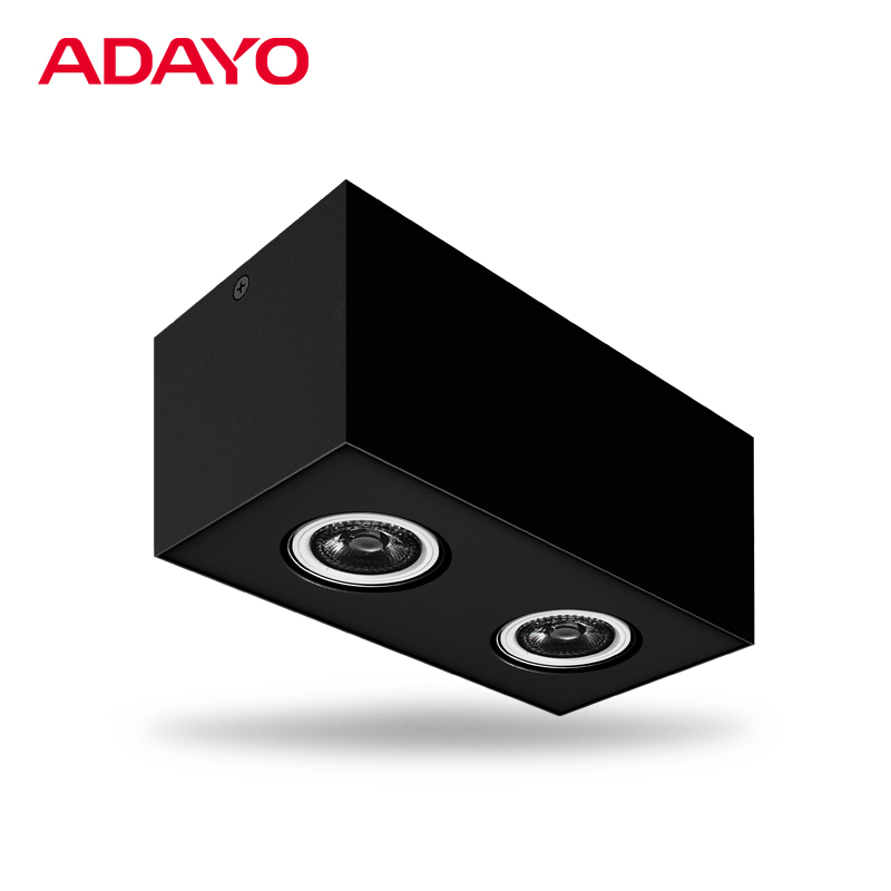 BOX SP001-E02B LED Wall mounted spotlight black