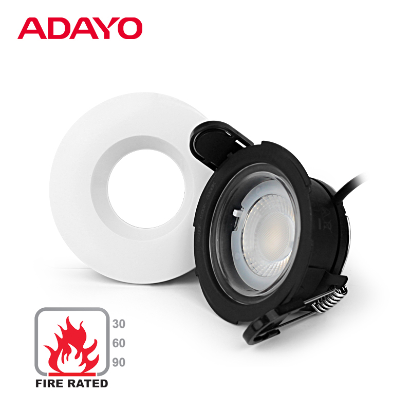 Fire rated down lights custom 6W 500lm C01 CCT3 dimming,spot led light wholesale
