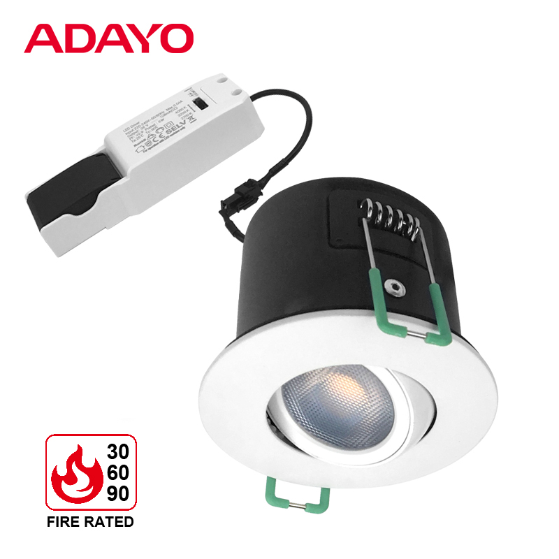 Spotlight ceiling light OEM/ODM 8.5w fire rated 360° rotation