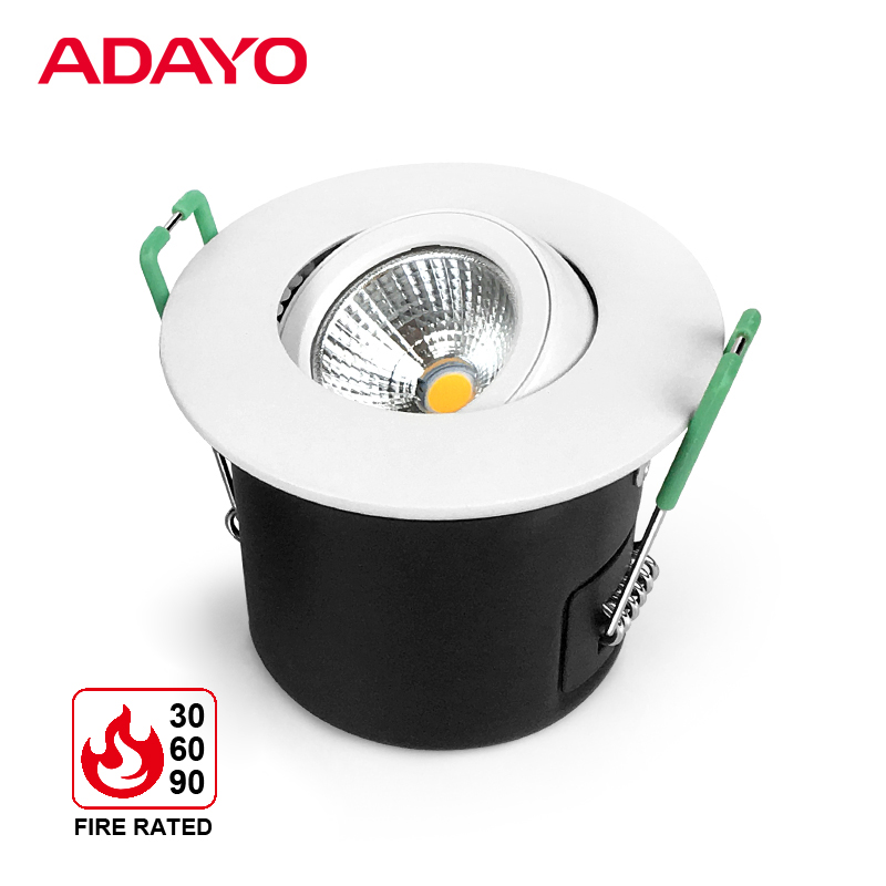 IP65 fire rated downlights custom, 6W 500lm COB, spot light for home wholesale