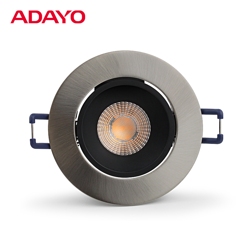 Black spot lights manufacturer 9W 650lm, N044, spot downlight  wholesale