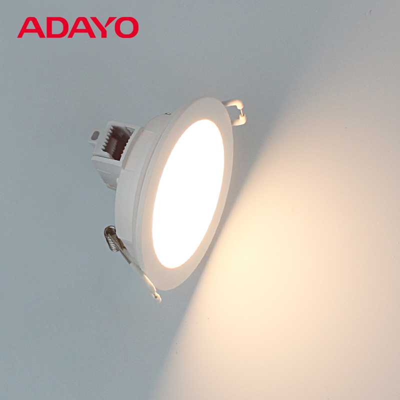 Amber ECO DIY downlight 5.5W IP65 dimmable 2700k changeable bezel