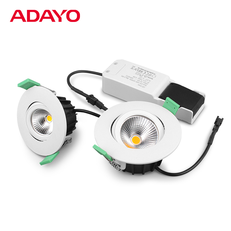 ROLAND 8.5W COB LED ceiling spot lights 3000K with 360° rotation