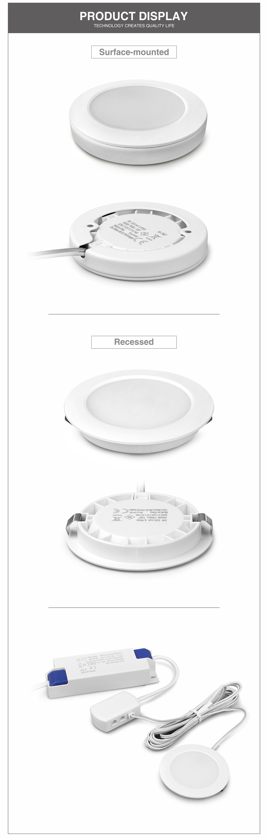 ADAYO cabinet downlight ADAYO cabinet downlight
