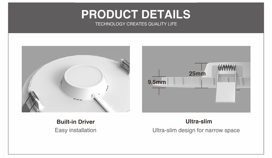 ADAYO slim led downlights