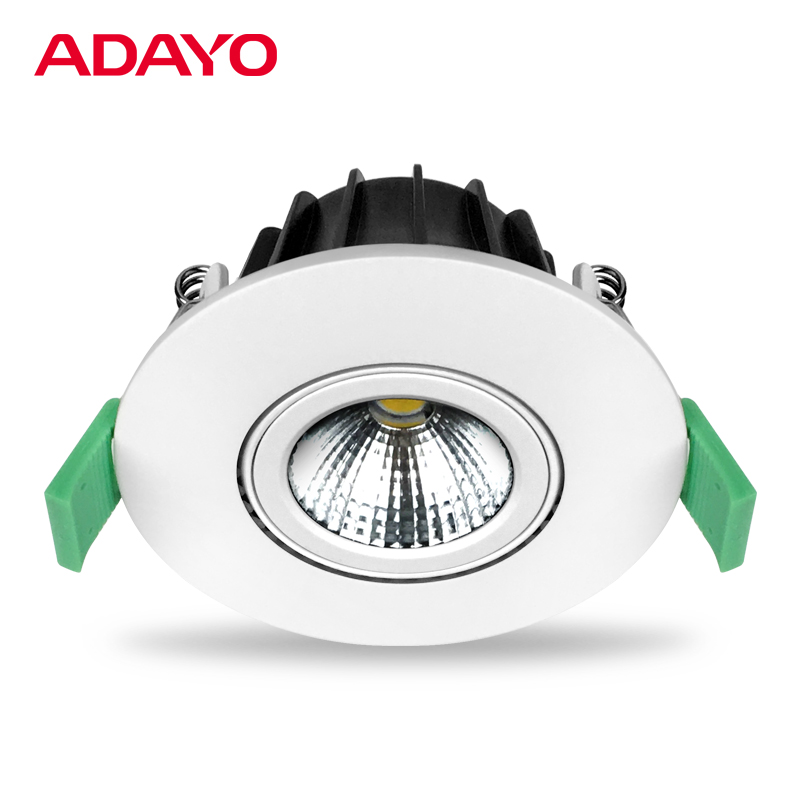 Waterproof spotlight manufacturer, 6W COB, adjustable downlights wholesale