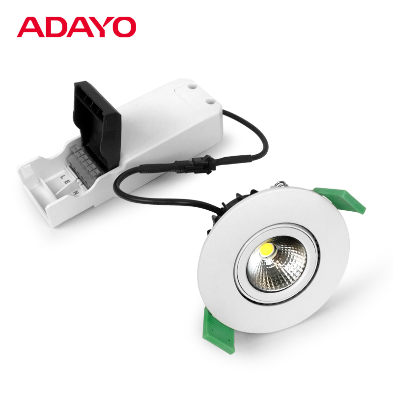 Waterproof spotlight manufacturer, 6W COB, adjustable downlights wholesale