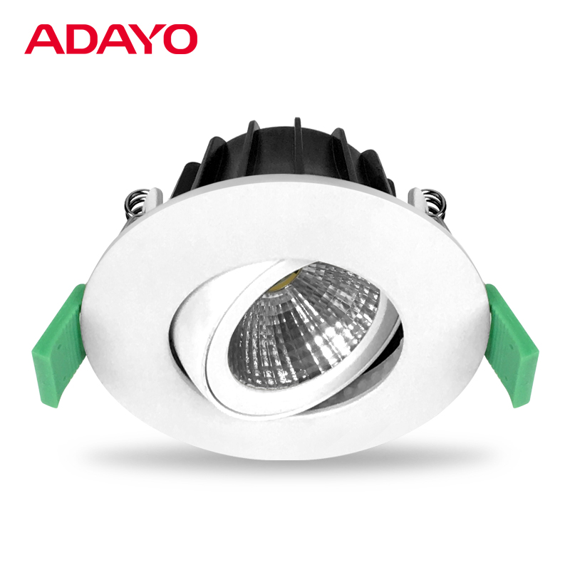 Waterproof spotlight manufacturer, 6W COB, adjustable downlights wholesale