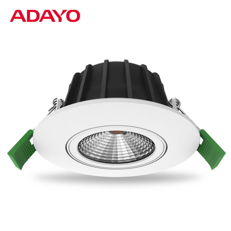 Dimmable led spotlights manufacturer, 8.5w COB, bathroom ceiling lights custom