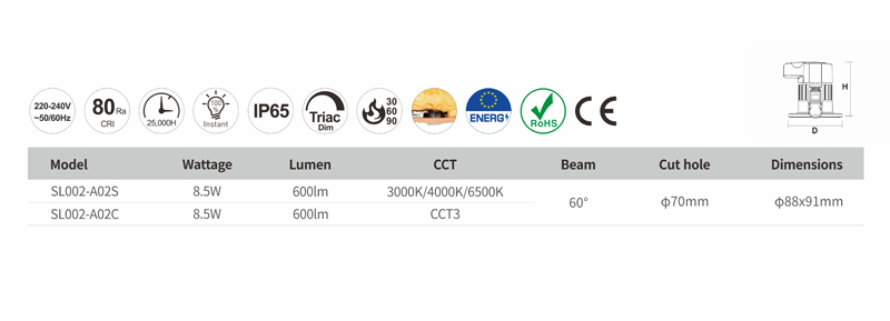 ADAYOIP65firerateddownlightswholesale