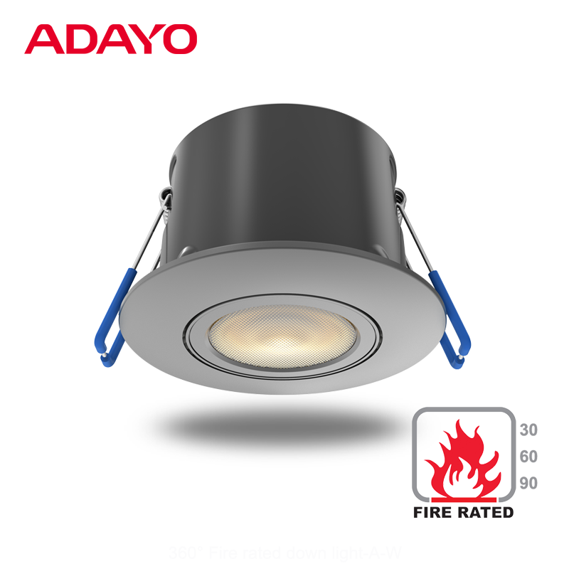 Fire rated down lights wholesale, 6W CCT3, dimmable ceiling spotlights OEM/ODM