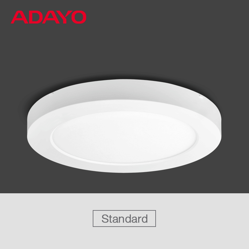 Big size slim led ceiling light PIZZA with 18W CCT3 and non-dimmable