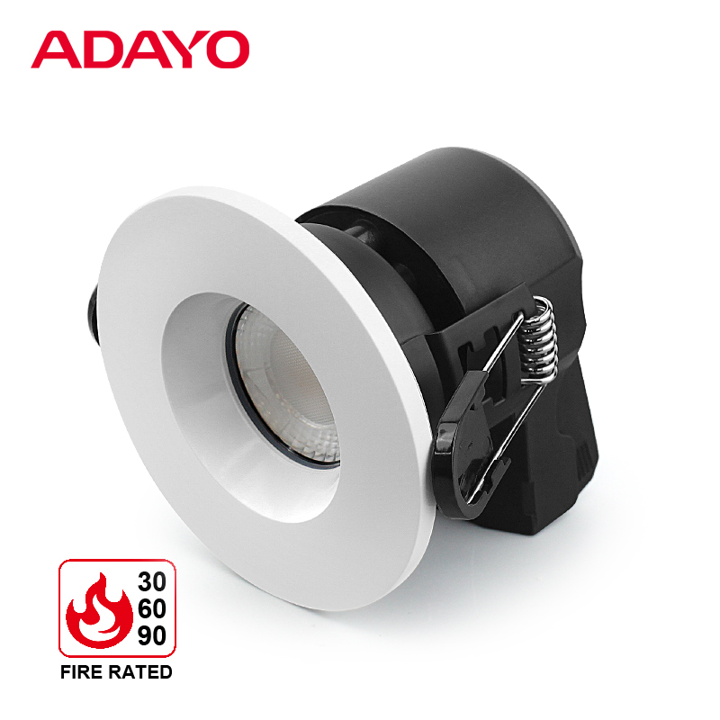 Fire rated led downlights manufacturer A01 6W 500lm 3000K IP65 downlight