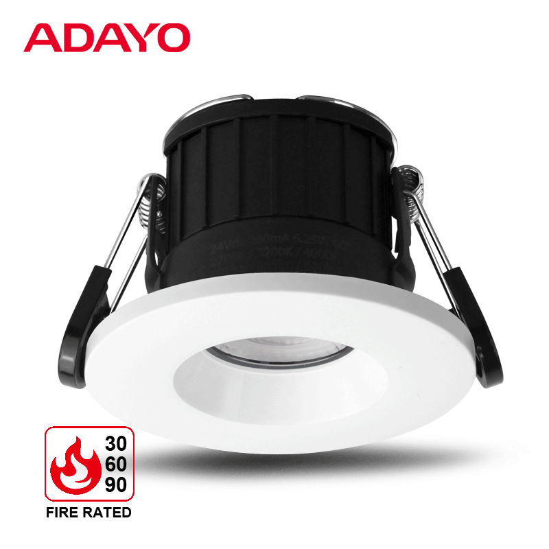 Ip65 fire clearance rated downlights