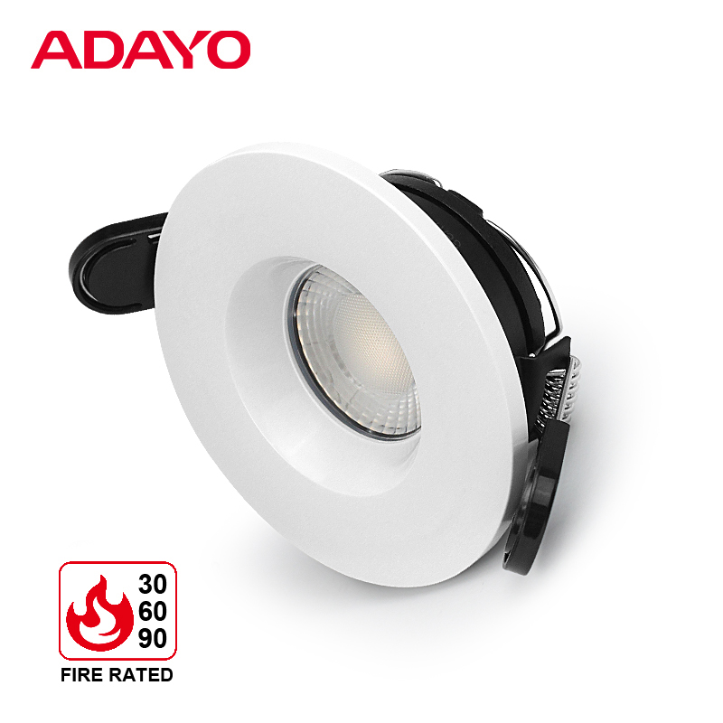 Fire rated slim downlights manufacturer 6W 3000K low profile design