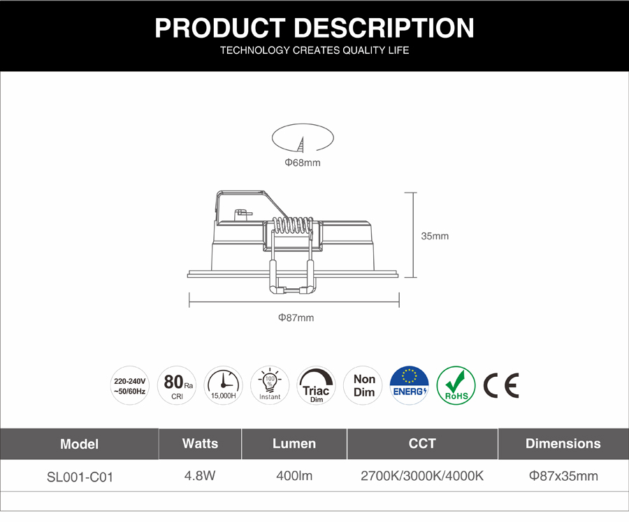  ip65 ceiling light