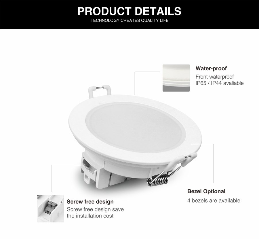 240v led downlight