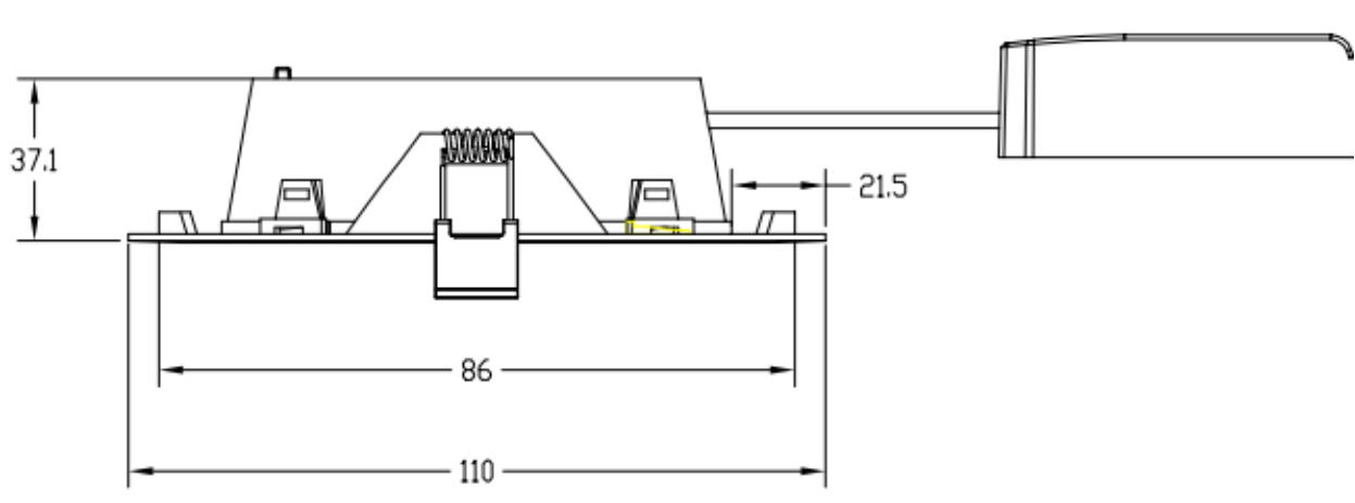 ADAYO round recessed downlight