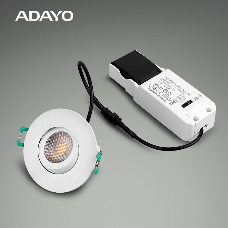 Ceiling lamp 6W CCT3 with 360° ratation, light fixture manufacturers