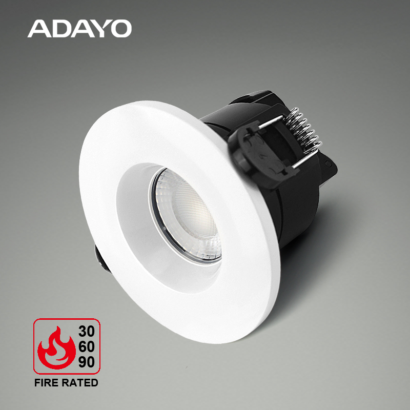 Fire rated shop dimmable led downlights