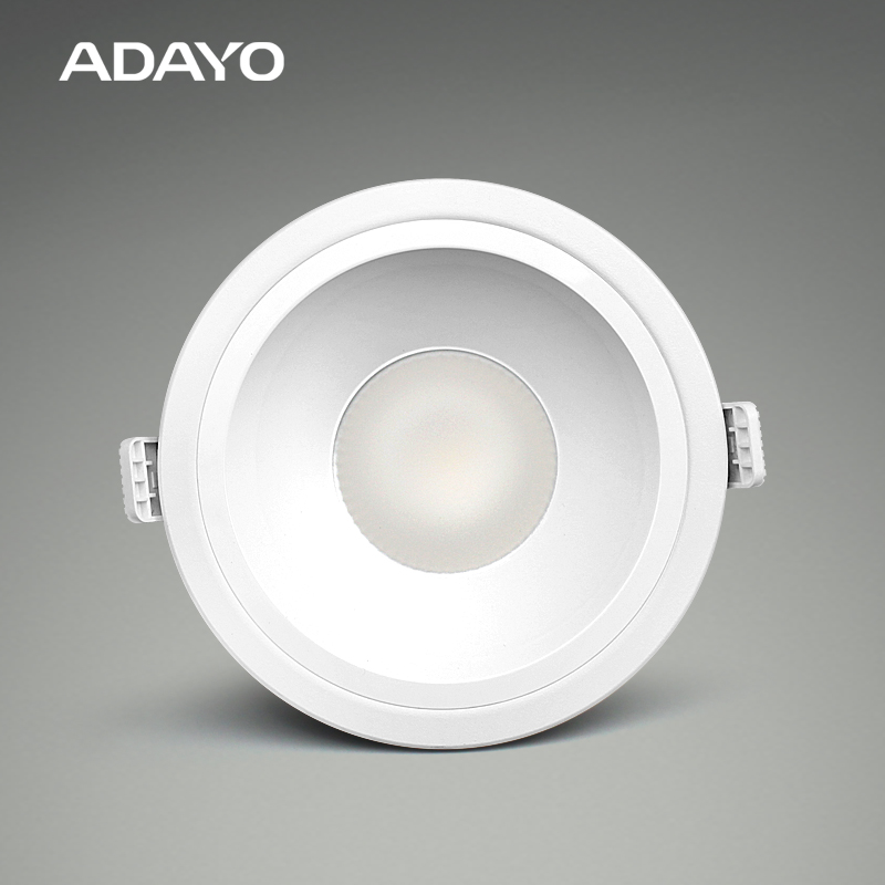 6 inch 20W DE GAULLIST anti glare LED downlight with white body