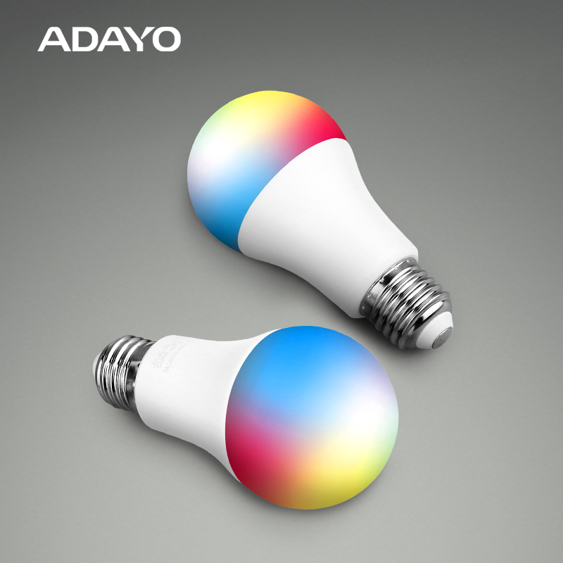 RGB WiFi light bulb 9.3W E27 220V with TUYA smart system