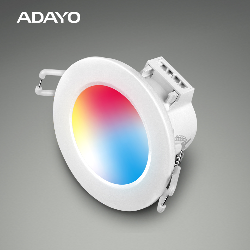 Smart LED downlights 4.8W beam angle 100° with TUYA smart system