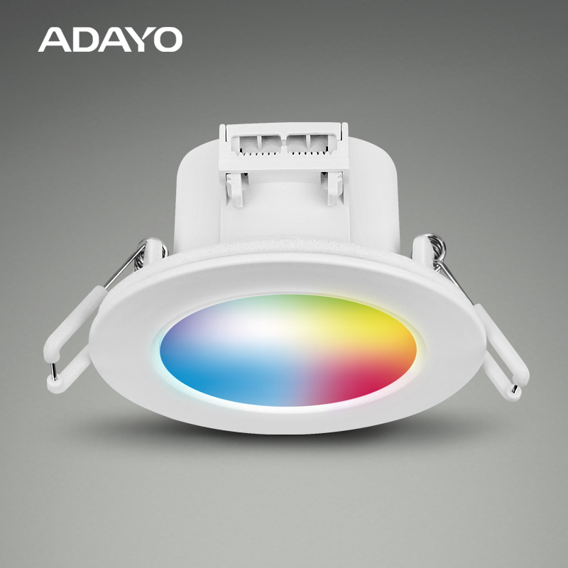 Smart LED downlights 4.8W beam angle 100° with TUYA smart system