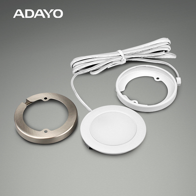 BAGEL cabinet downlight with 3.5W 3000K and surface-mounted