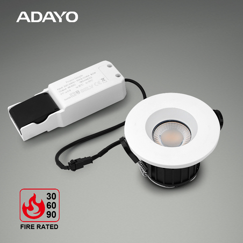WiFi LED downlights 8.5W 700lm fire rated downlight