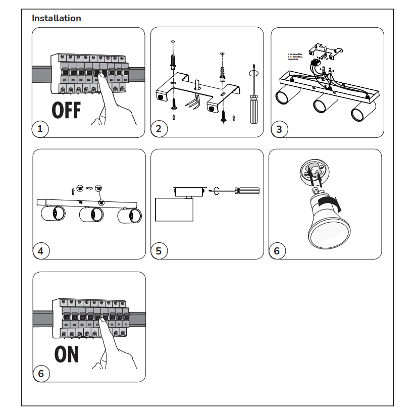 ADAYO black spot lights