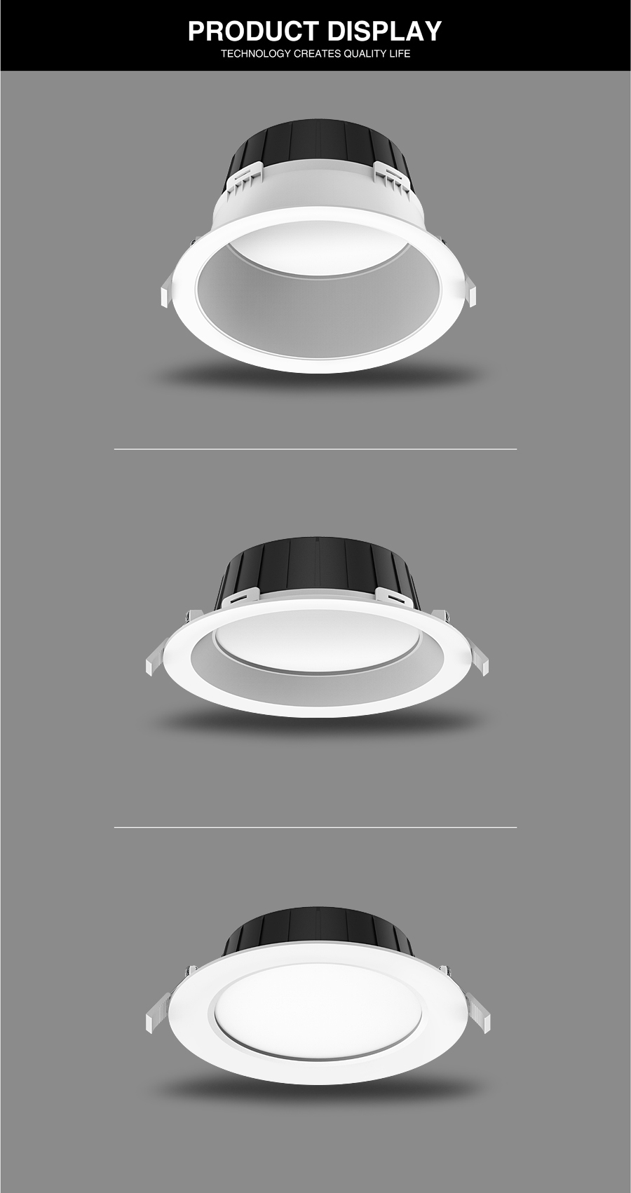 ADAYO led surface mount downlight