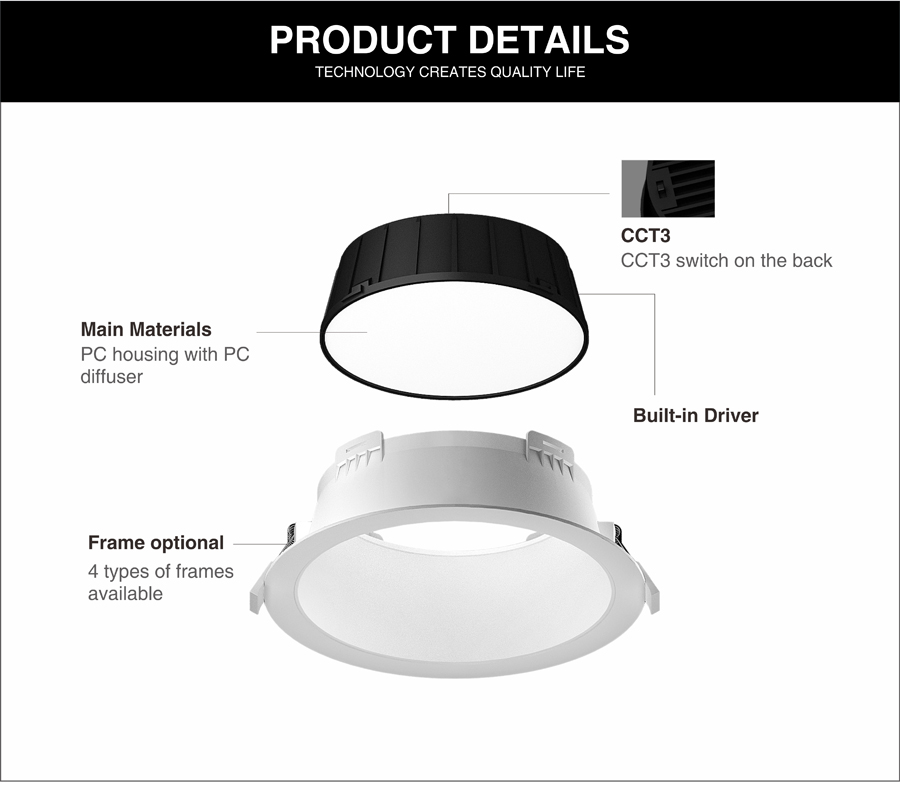 ADAYO deep recessed downlight