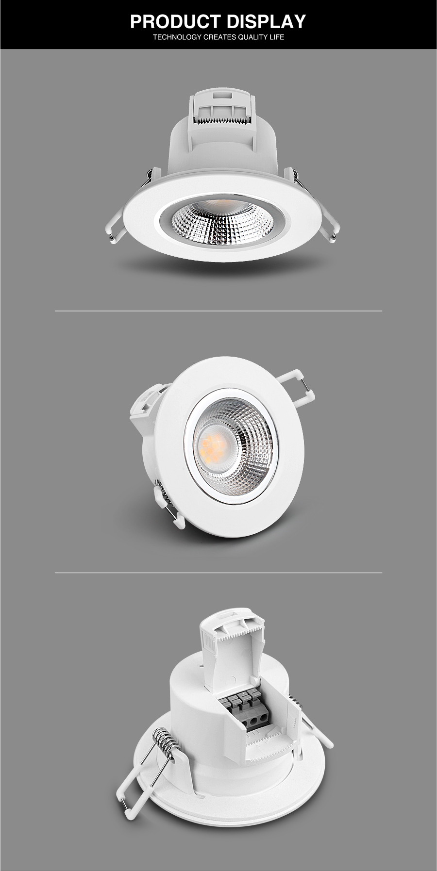 ADAYO recessed spot lighting fixtures