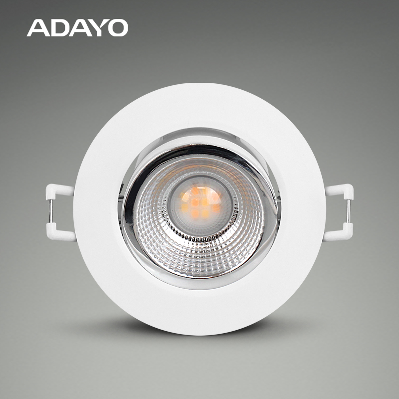 Recessed ceiling spotlights AVALOR 5.5W IP44 with reflerctor