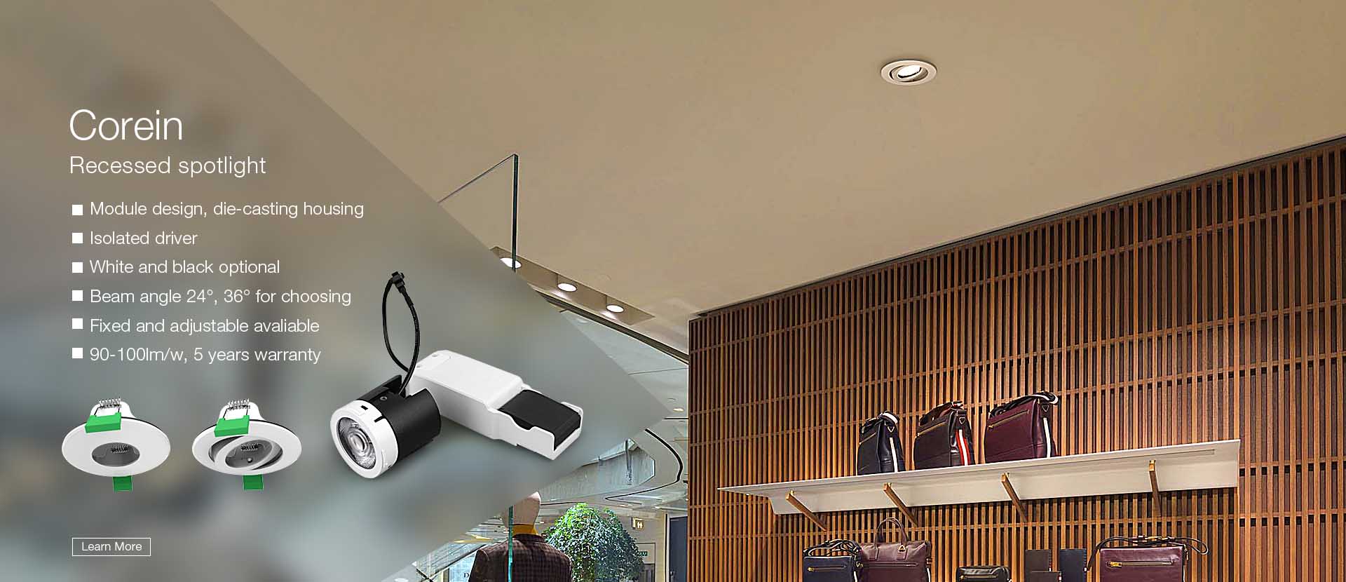 Module downlight OEM for bathroom Indoor ceiling lighting custom