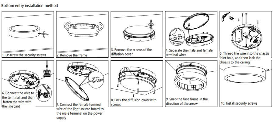 ADAYO lighting bulkhead