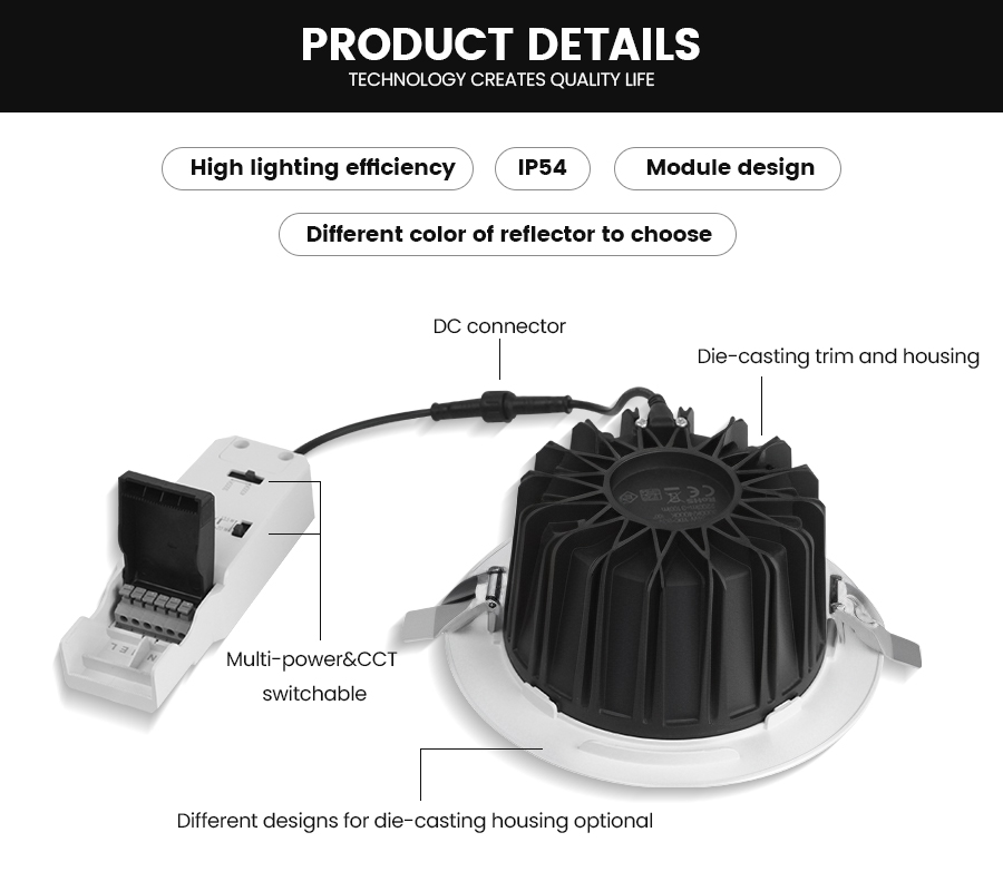 ADAYO low glare downlights ceiling lights downlights