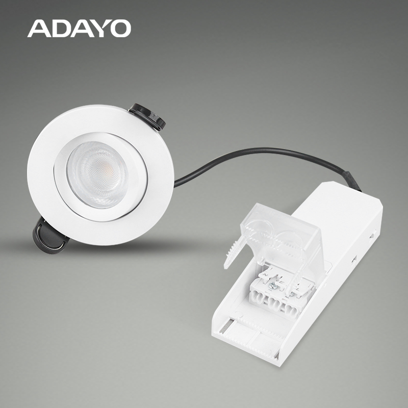 FRD-1 module fire rated dimmable led downlights with LENS