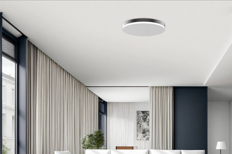 What are the benefits of a high efficiency LED ceiling light?